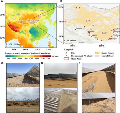 Ecological construction status of photovoltaic power plants in China’s deserts